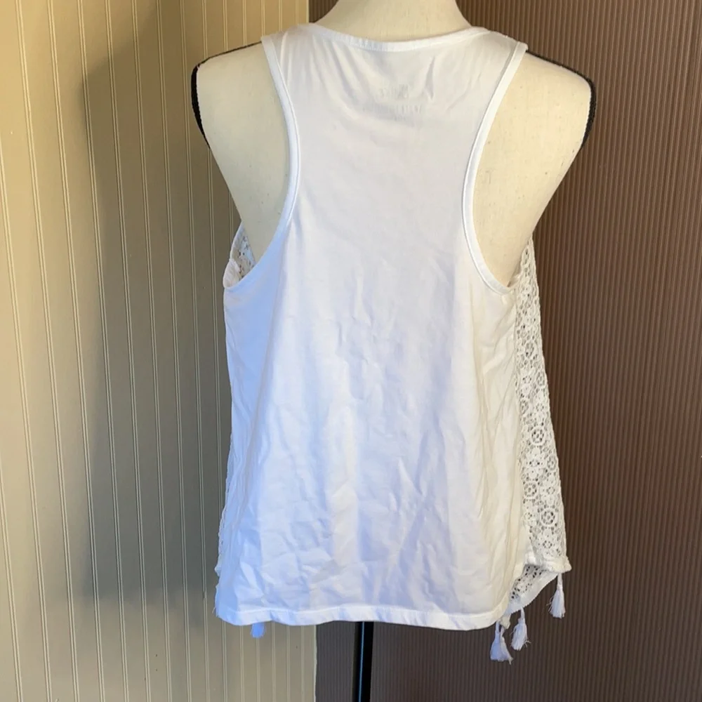 Justice white lace